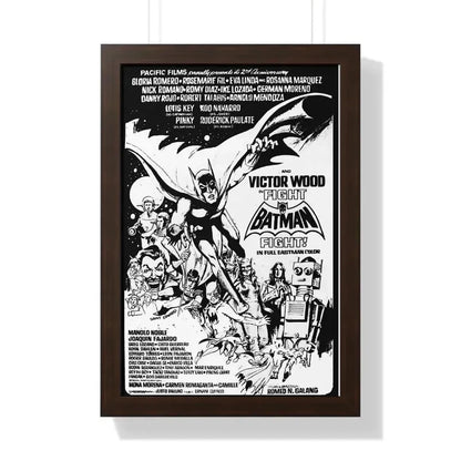 FIGHT BATMAN FIGHT 1973 - Framed Movie Poster - The Sticker Space
