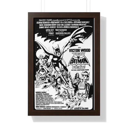 FIGHT BATMAN FIGHT 1973 - Framed Movie Poster - The Sticker Space
