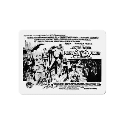 FIGHT BATMAN FIGHT (2) 1973 Movie Poster - Die-Cut Magnet-6 × 6"-The Sticker Space