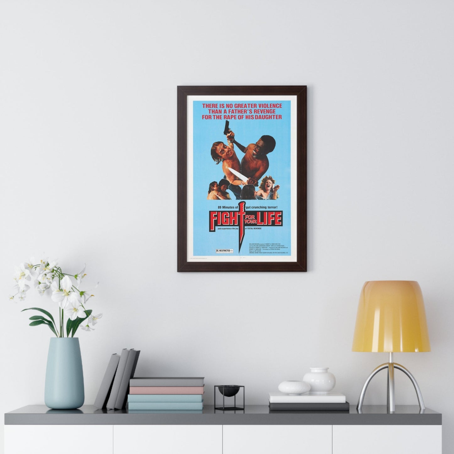 FIGHT FOR YOUR LIFE 1977 - Framed Movie Poster-The Sticker Space