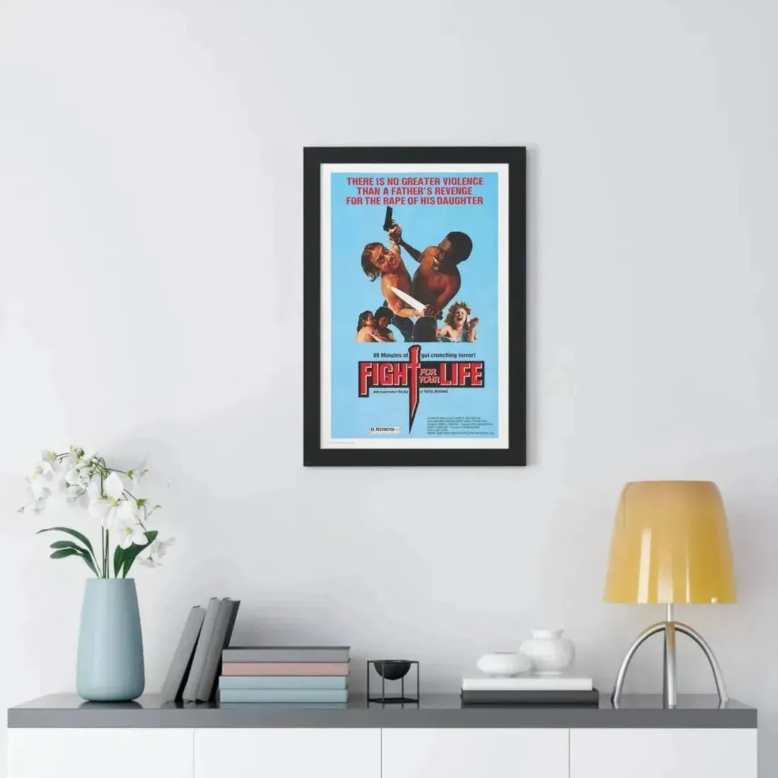 FIGHT FOR YOUR LIFE 1977 - Framed Movie Poster - The Sticker Space