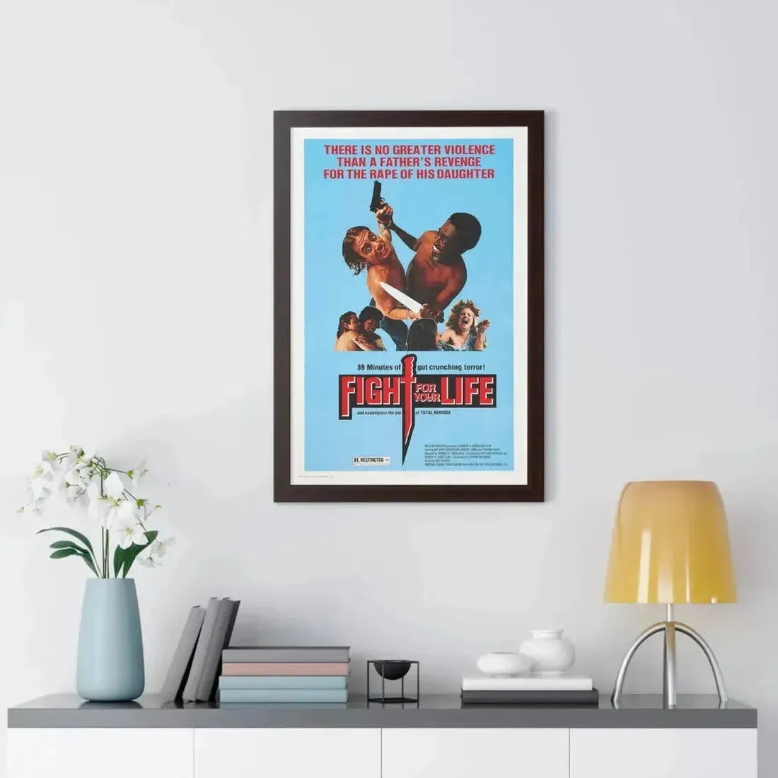 FIGHT FOR YOUR LIFE 1977 - Framed Movie Poster - The Sticker Space