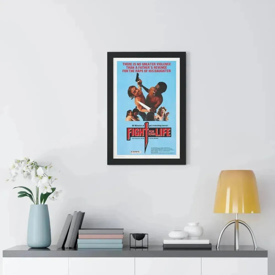 FIGHT FOR YOUR LIFE 1977 - Framed Movie Poster - The Sticker Space