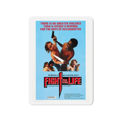 FIGHT FOR YOUR LIFE 1977 Movie Poster - Refrigerator Magnet - The Sticker Space