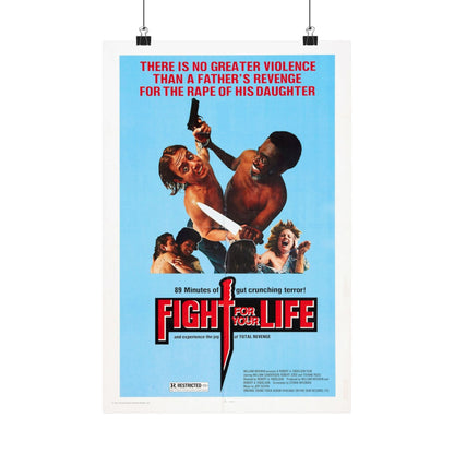 FIGHT FOR YOUR LIFE 1977 - Paper Movie Poster-12″ x 18″-The Sticker Space