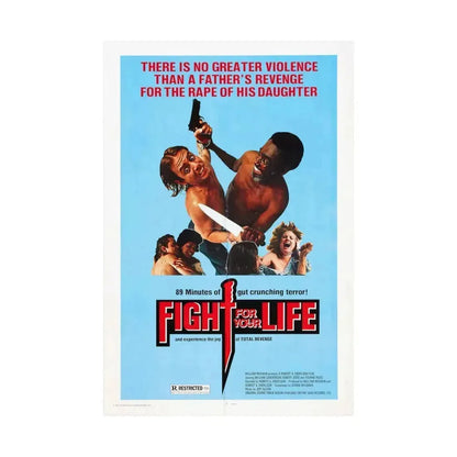 FIGHT FOR YOUR LIFE 1977 - Paper Movie Poster - The Sticker Space