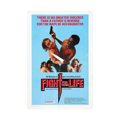 FIGHT FOR YOUR LIFE 1977 - Paper Movie Poster - The Sticker Space