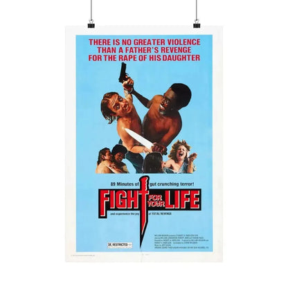 FIGHT FOR YOUR LIFE 1977 - Paper Movie Poster - The Sticker Space