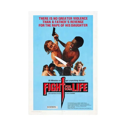 FIGHT FOR YOUR LIFE 1977 - Paper Movie Poster - The Sticker Space