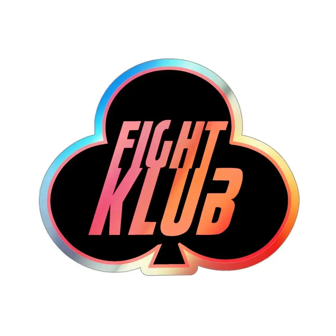Fight Klub 414 CTS (U.S. Air Force) Holographic STICKER Die-Cut Vinyl Decal 3 Inch Holographic - The Sticker Space