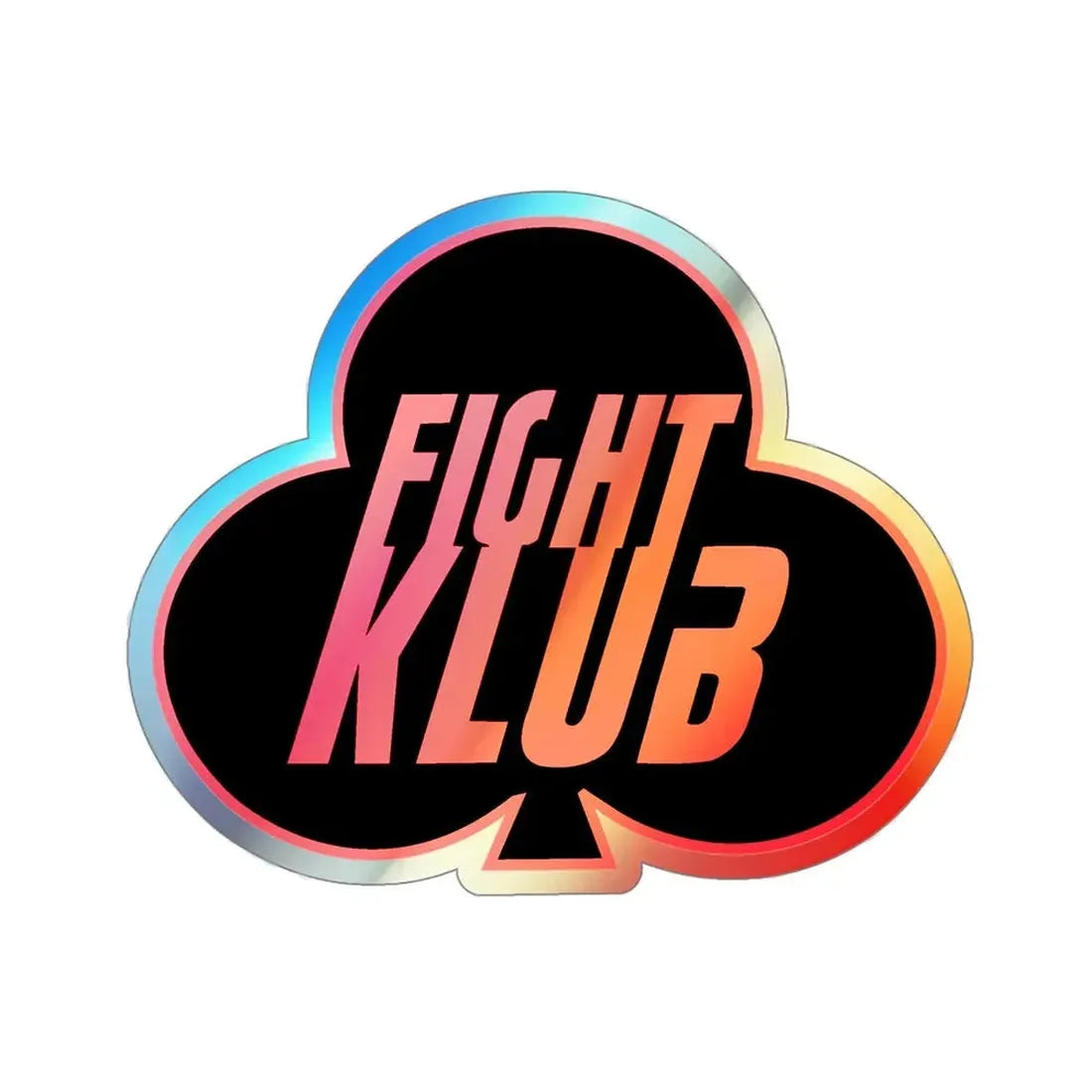Fight Klub 414 CTS (U.S. Air Force) Holographic STICKER Die-Cut Vinyl Decal 5 Inch Holographic - The Sticker Space