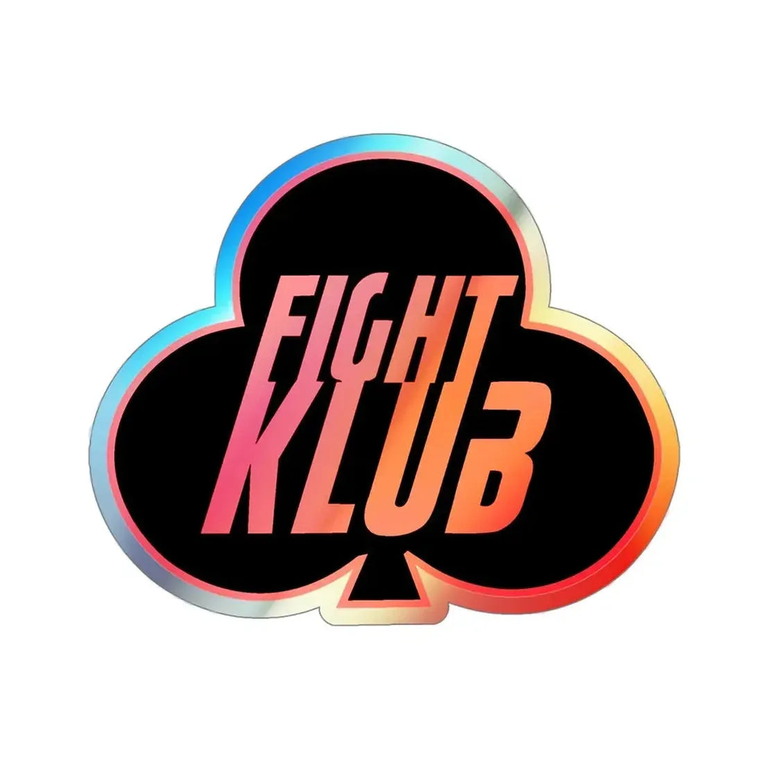 Fight Klub 414 CTS (U.S. Air Force) Holographic STICKER Die-Cut Vinyl Decal 6 Inch Holographic - The Sticker Space