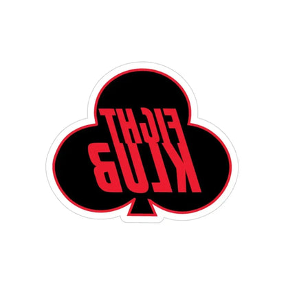 Fight Klub 414 CTS (U.S. Air Force) REVERSE PRINT Transparent Die-Cut STICKER 3 Inch Die-Cut Transparent - The Sticker Space