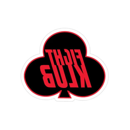 Fight Klub 414 CTS (U.S. Air Force) REVERSE PRINT Transparent Die-Cut STICKER - The Sticker Space