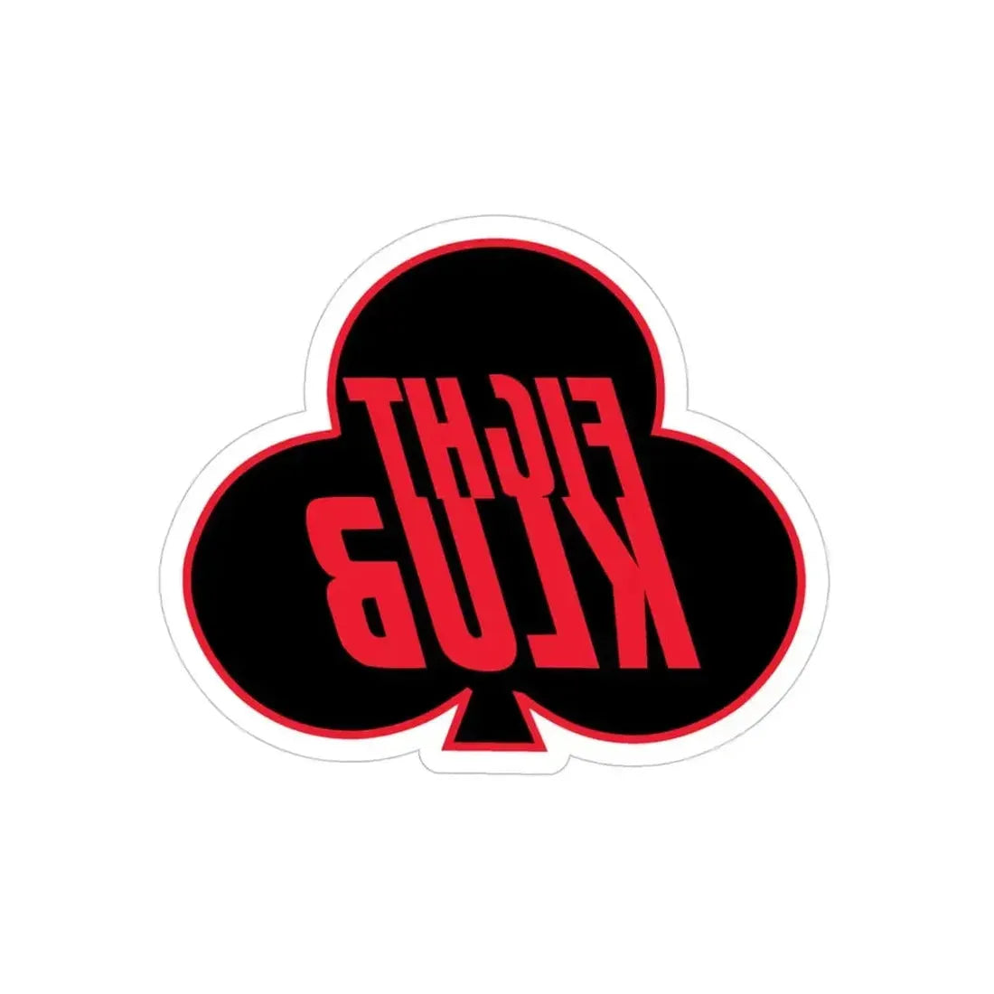 Fight Klub 414 CTS (U.S. Air Force) REVERSE PRINT Transparent Die-Cut STICKER - The Sticker Space
