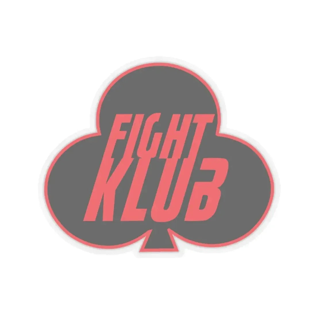 Fight Klub 414 CTS (U.S. Air Force) STICKER Vinyl Kiss-Cut Decal 4 Inch Transparent - The Sticker Space