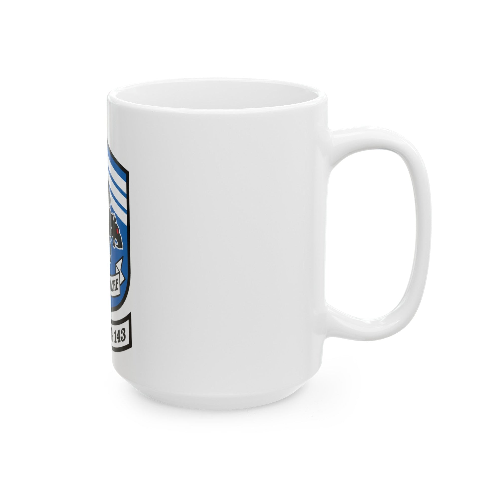 Fighting 143 sans reproache (U.S. Navy) White Coffee Mug-The Sticker Space