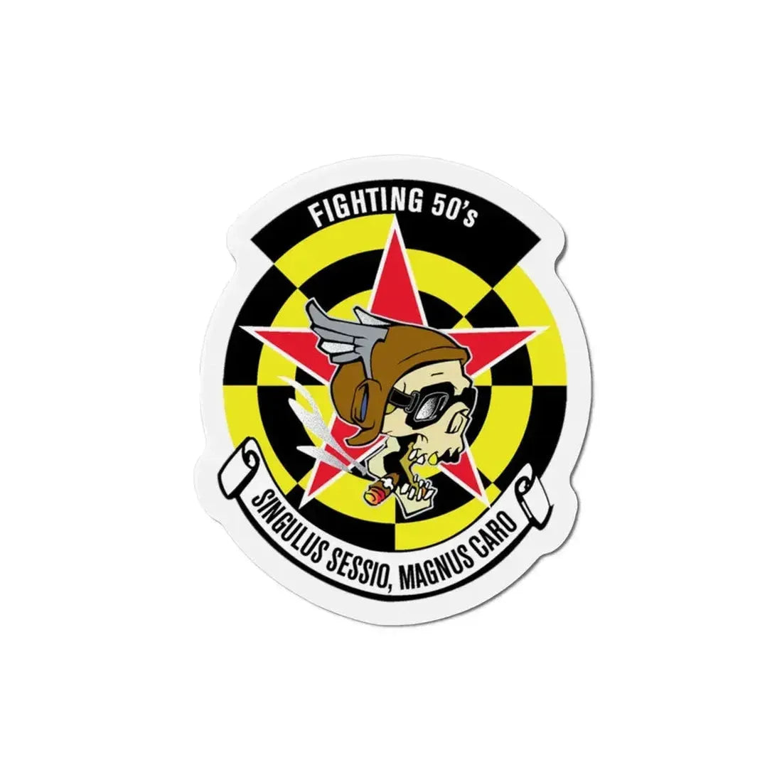 Fighting 50's (U.S. Navy) Refrigerator Magnet 3 Inch - The Sticker Space