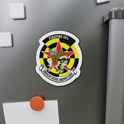 Fighting 50's (U.S. Navy) Die-Cut Magnet-The Sticker Space