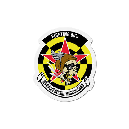 Fighting 50's (U.S. Navy) Die-Cut Magnet-The Sticker Space