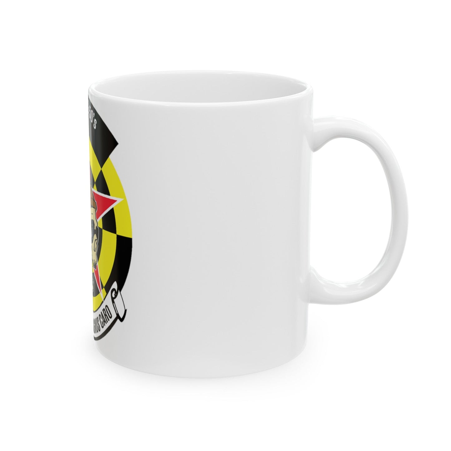 Fighting 50's (U.S. Navy) White Coffee Mug-The Sticker Space