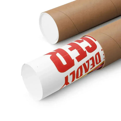 FIGHTING DRAGON VS DEADLY TIGER 1974 - Paper Movie Poster - The Sticker Space