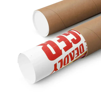 FIGHTING DRAGON VS DEADLY TIGER 1974 - Paper Movie Poster - The Sticker Space