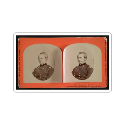 Fighting Joe Hooker (U.S. Civil War) STICKER Vinyl Kiss-Cut Decal 6 Inch White - The Sticker Space