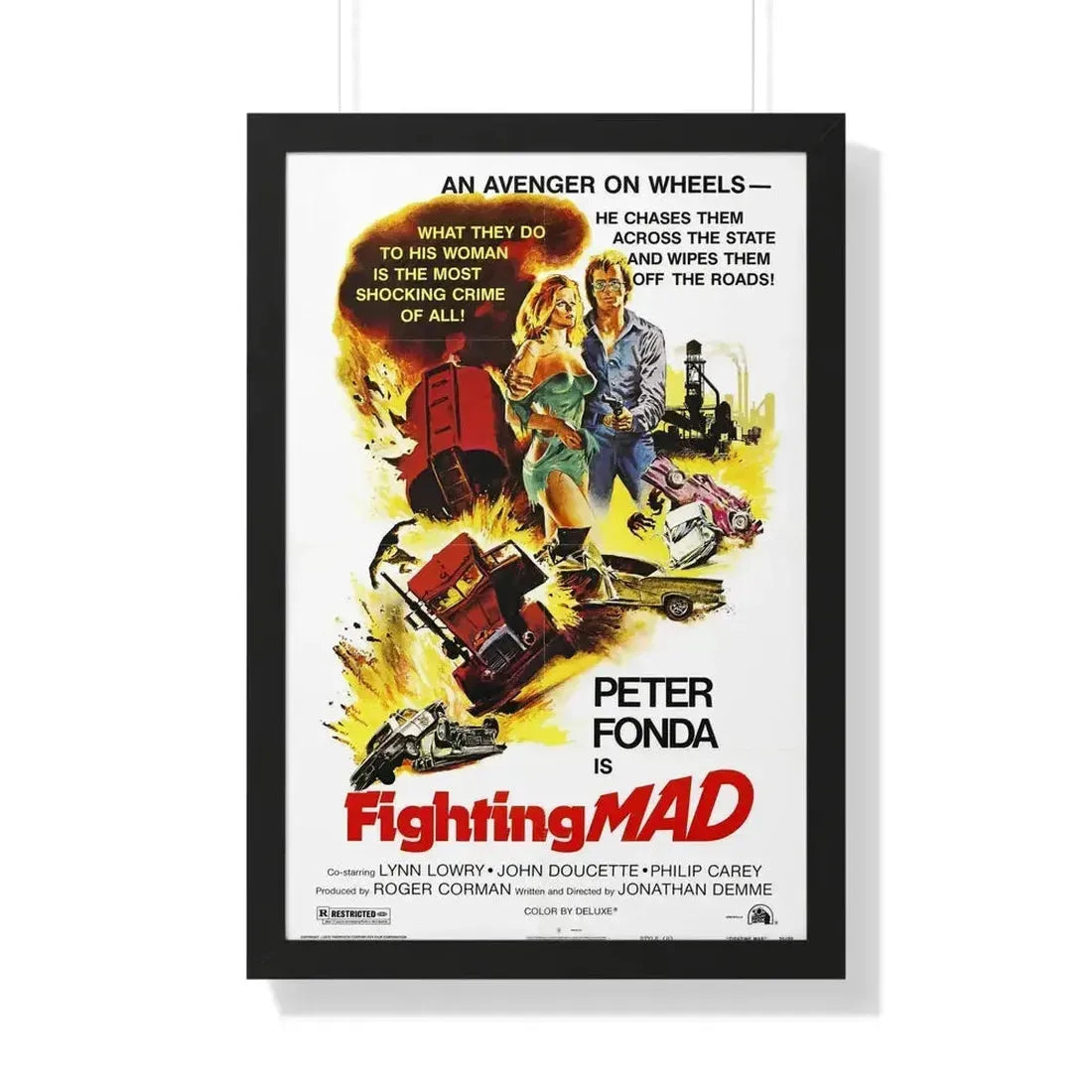 FIGHTING MAD 1978 - Framed Movie Poster - The Sticker Space