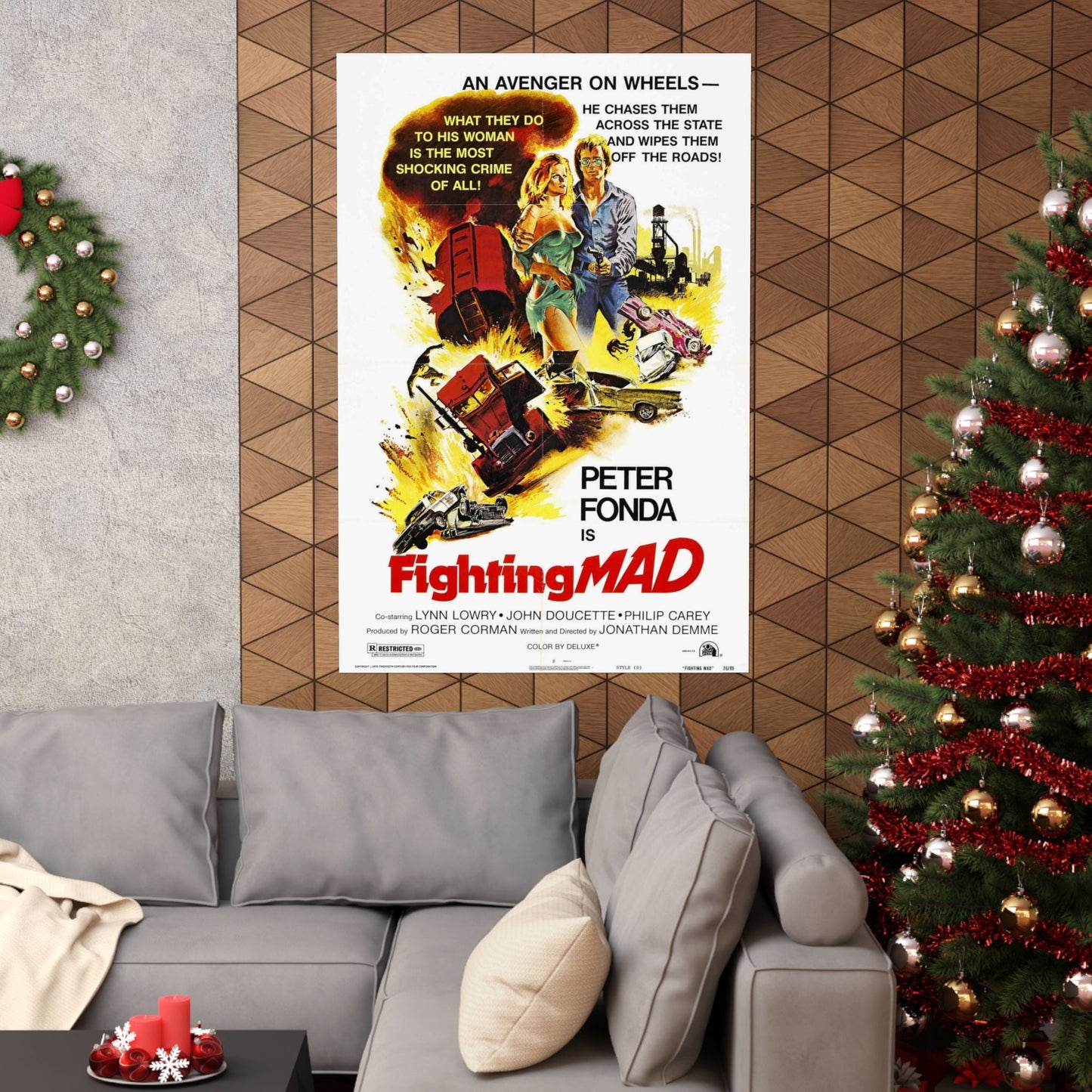 FIGHTING MAD 1978 - Paper Movie Poster-The Sticker Space