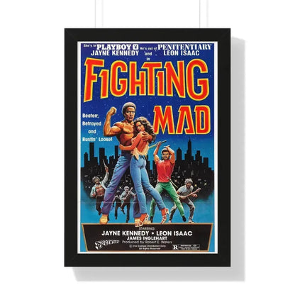 FIGHTING MAD (DEATH FORCE) 1978 - Framed Movie Poster 16″ x 24″ Black - The Sticker Space