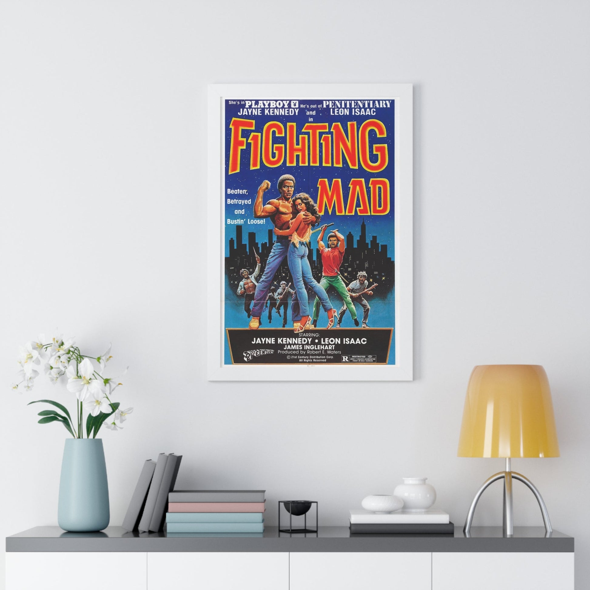 FIGHTING MAD (DEATH FORCE) 1978 - Framed Movie Poster-The Sticker Space