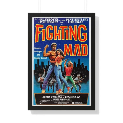 FIGHTING MAD (DEATH FORCE) 1978 - Framed Movie Poster 20" x 30" Black - The Sticker Space