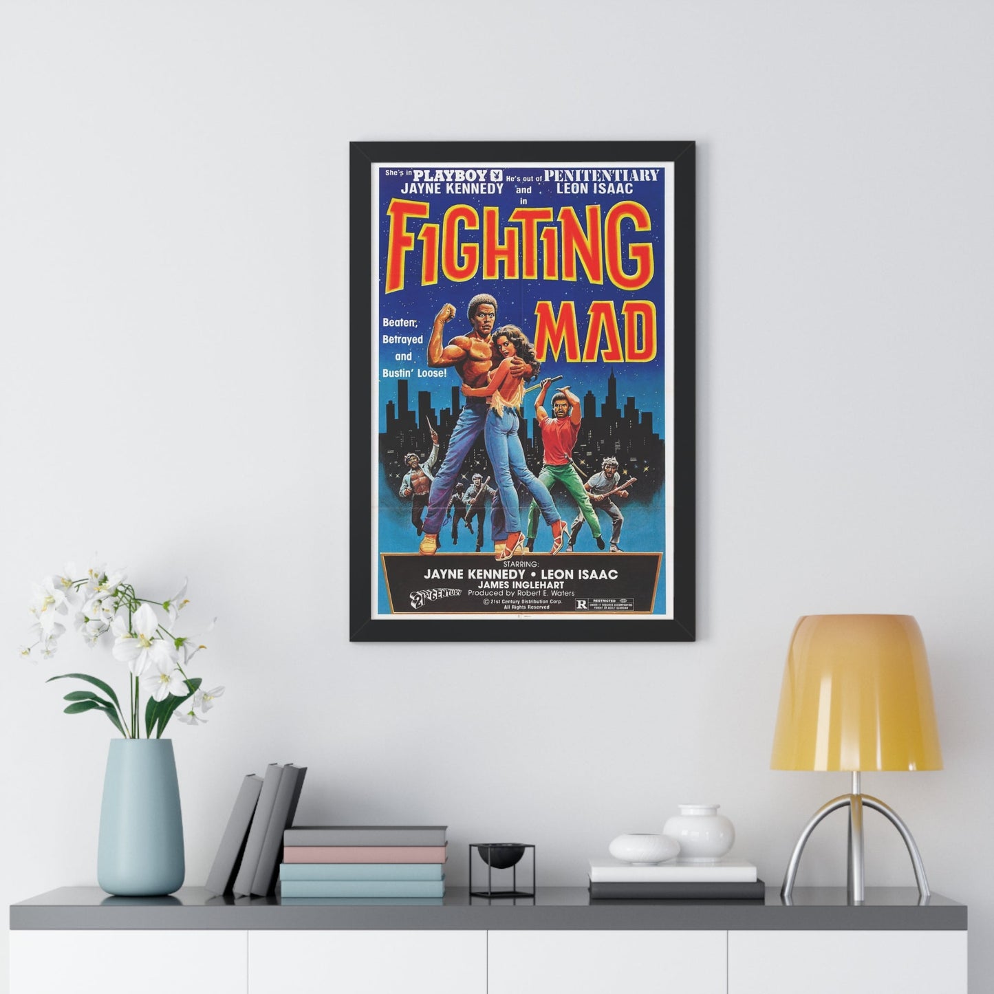 FIGHTING MAD (DEATH FORCE) 1978 - Framed Movie Poster-The Sticker Space