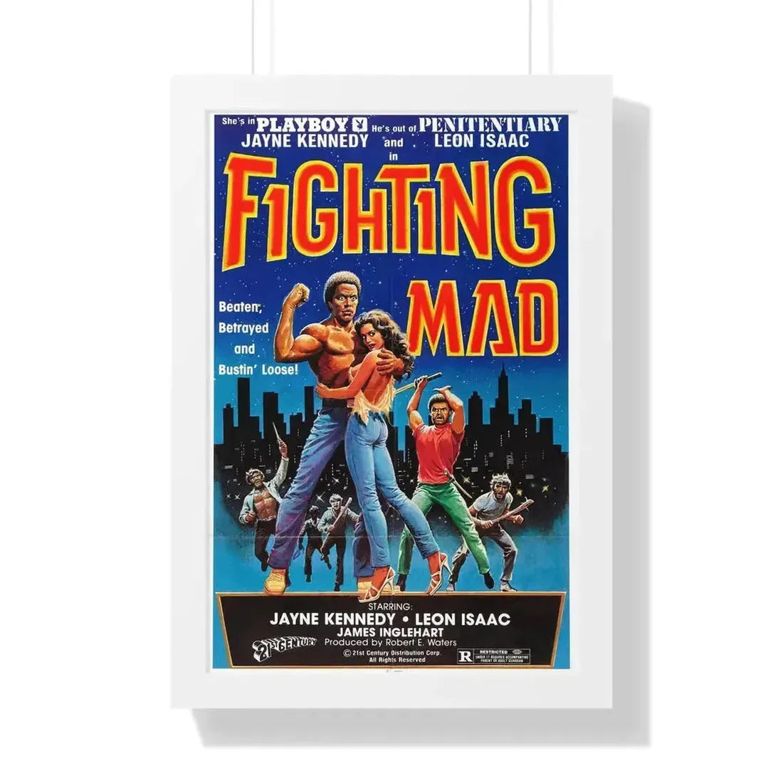 FIGHTING MAD (DEATH FORCE) 1978 - Framed Movie Poster - The Sticker Space