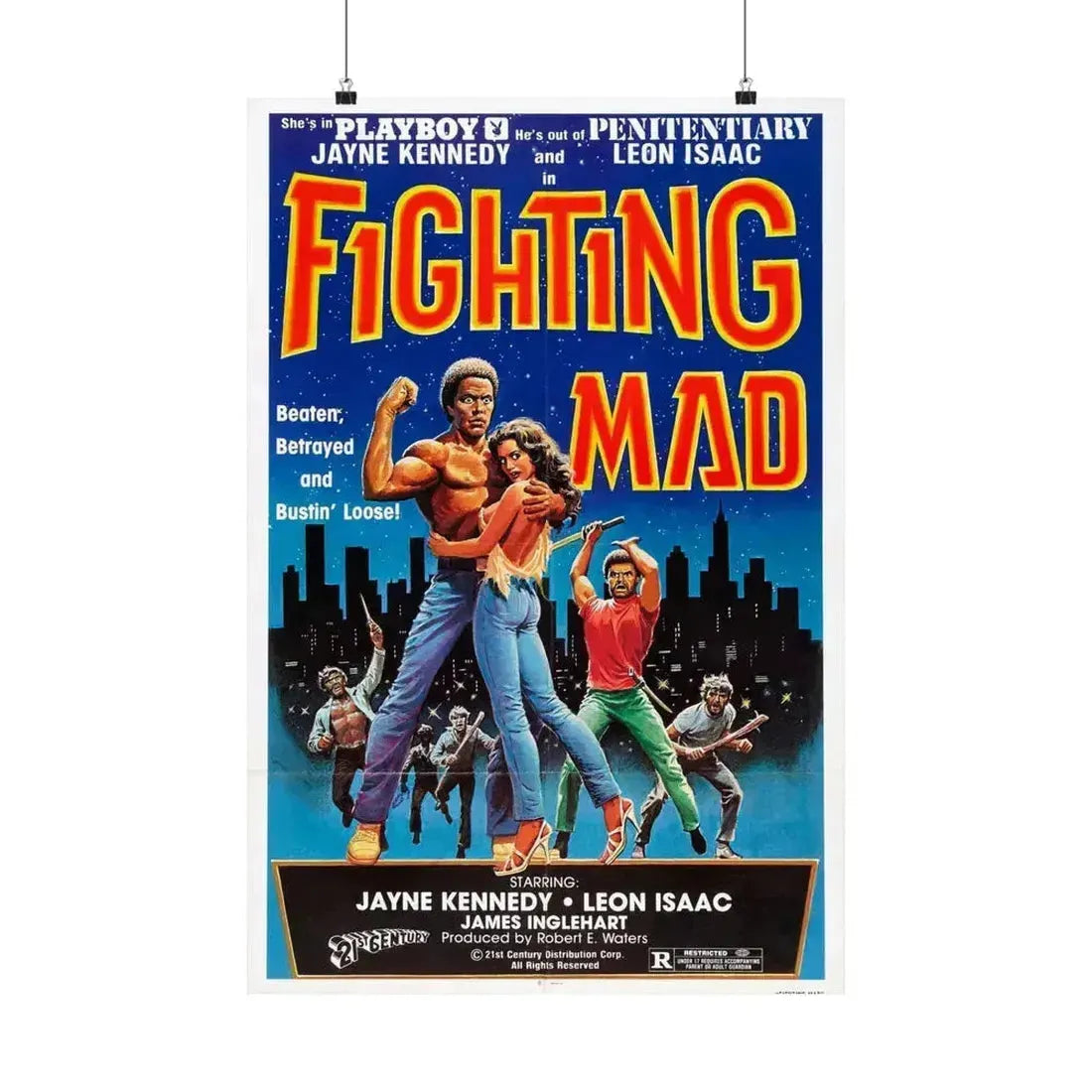 FIGHTING MAD (DEATH FORCE) 1978 - Paper Movie Poster 20″ x 30″ Matte - The Sticker Space