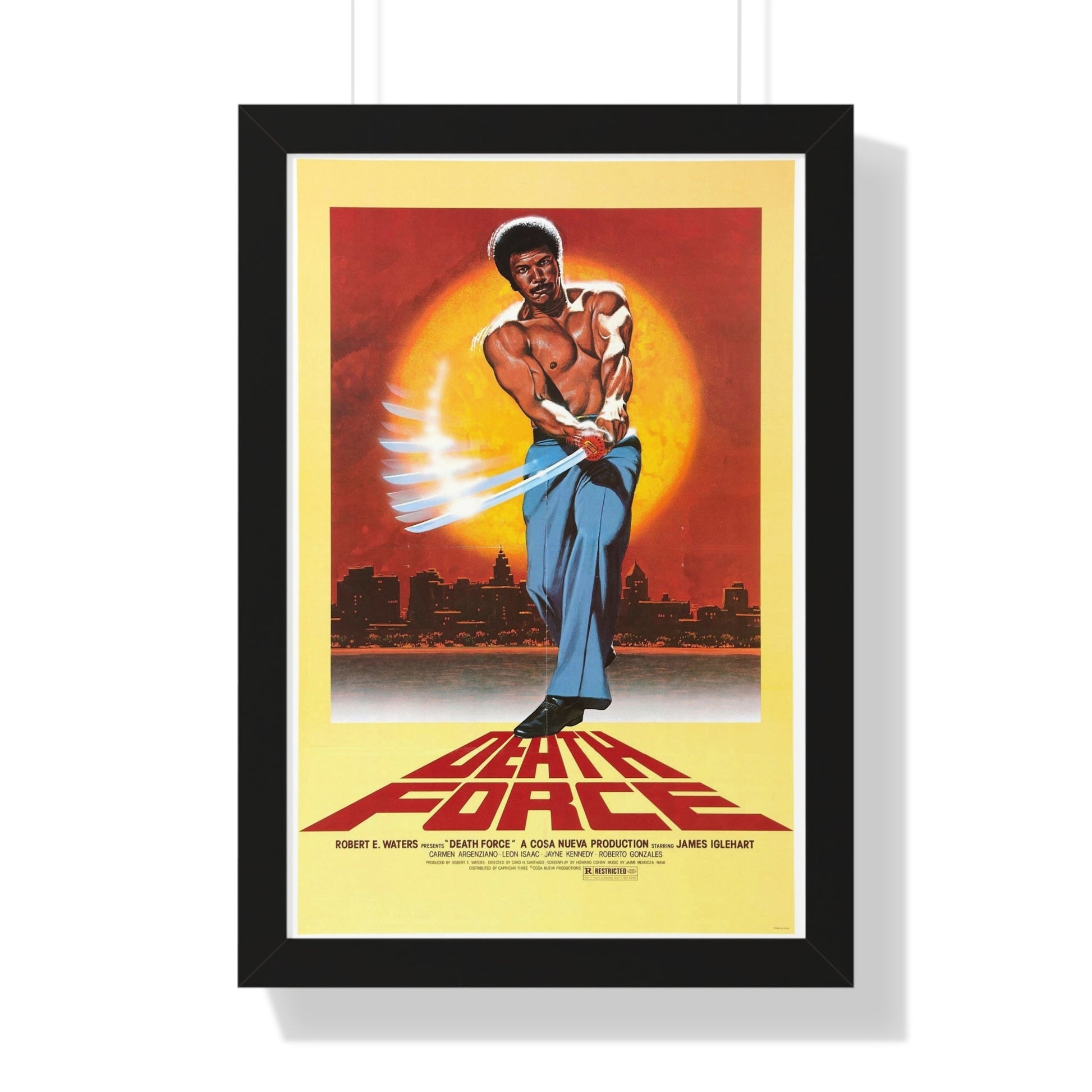 FIGHTING MAD (DEATH FORCE) (2) 1978 - Framed Movie Poster-16″ x 24″-The Sticker Space