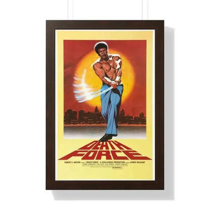 FIGHTING MAD (DEATH FORCE) (2) 1978 - Framed Movie Poster 16″ x 24″ Walnut - The Sticker Space