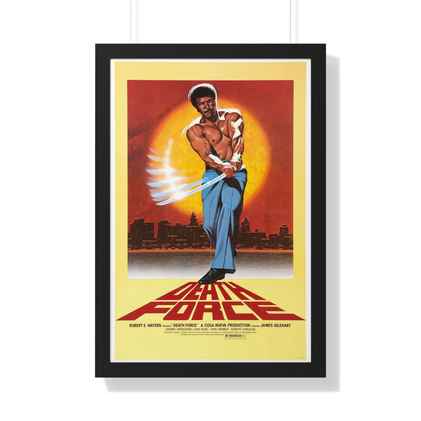 FIGHTING MAD (DEATH FORCE) (2) 1978 - Framed Movie Poster-20" x 30"-The Sticker Space