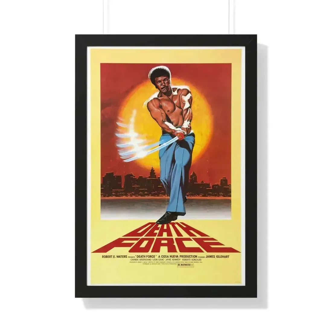 FIGHTING MAD (DEATH FORCE) (2) 1978 - Framed Movie Poster 20" x 30" Black - The Sticker Space