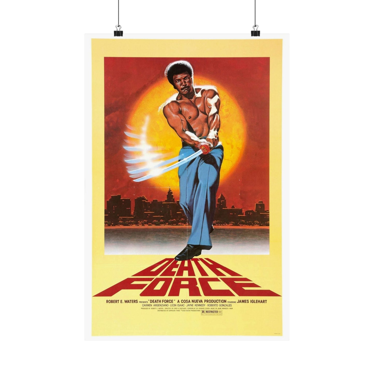 FIGHTING MAD (DEATH FORCE) (2) 1978 - Paper Movie Poster-16″ x 24″-The Sticker Space