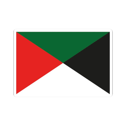 Filastin Newspaper Palestine Flag Proposal alt 2 1929 (Palestine) STICKER Vinyl Kiss-Cut Decal 2 Inch White - The Sticker Space