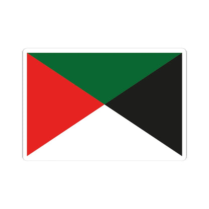 Filastin Newspaper Palestine Flag Proposal alt 2 1929 (Palestine) STICKER Vinyl Kiss-Cut Decal 4 Inch White - The Sticker Space