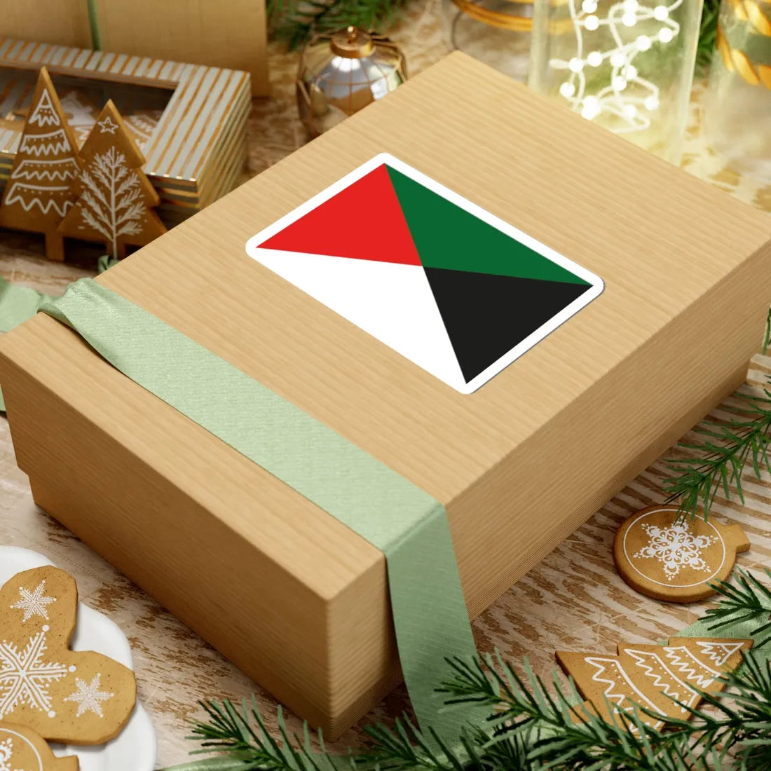 Filastin Newspaper Palestine Flag Proposal alt 2 1929 (Palestine) STICKER Vinyl Kiss-Cut Decal - The Sticker Space