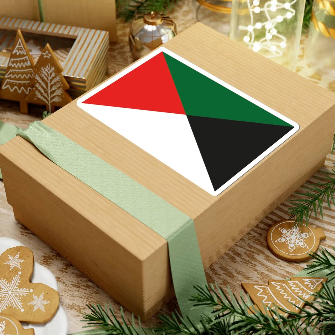 Filastin Newspaper Palestine Flag Proposal alt 2 1929 (Palestine) STICKER Vinyl Kiss-Cut Decal - The Sticker Space