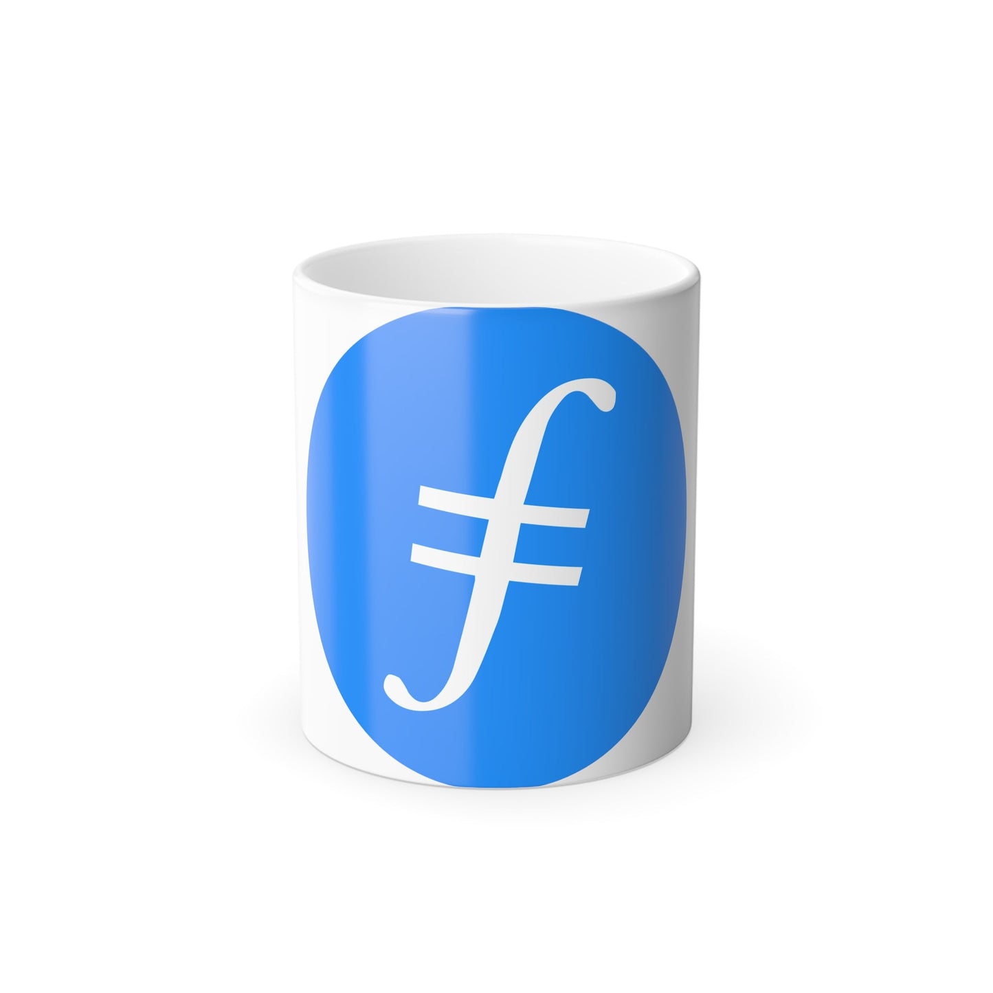 FILECOIN FIL (Cryptocurrency) Color Changing Mug 11oz-11oz-The Sticker Space