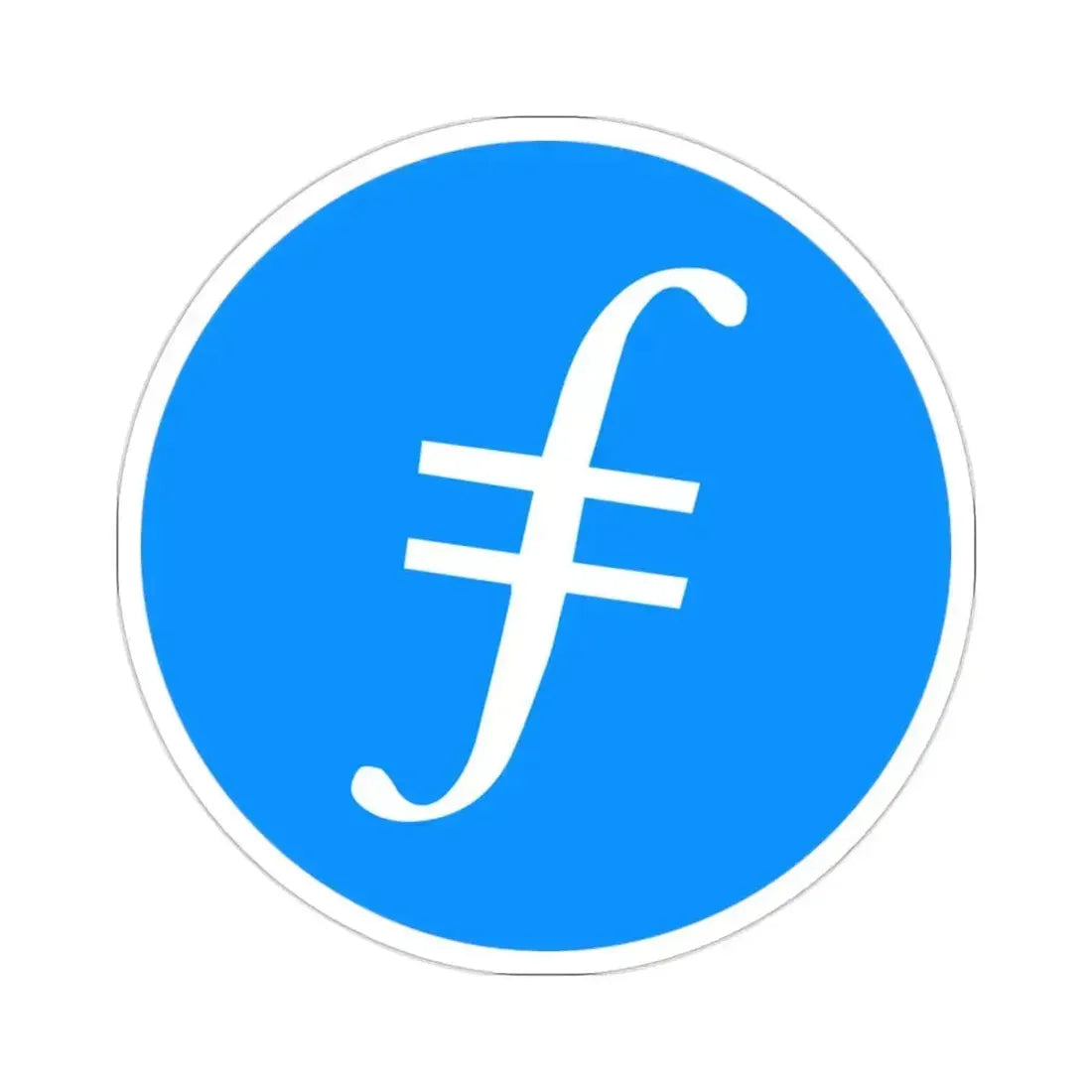FILECOIN FIL (Cryptocurrency) STICKER Vinyl Die-Cut Decal 2 Inch - The Sticker Space