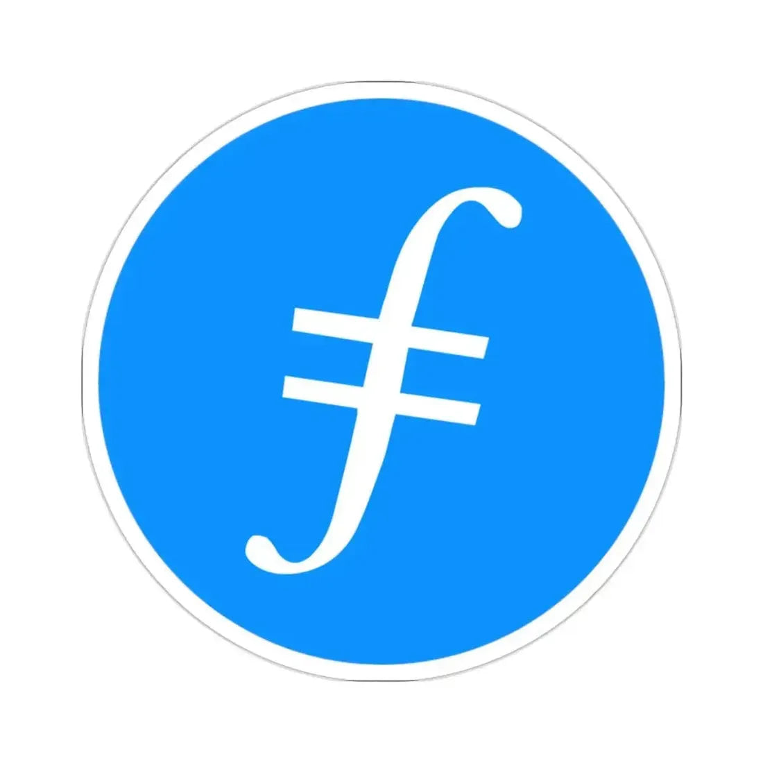 FILECOIN FIL (Cryptocurrency) STICKER Vinyl Die-Cut Decal - The Sticker Space