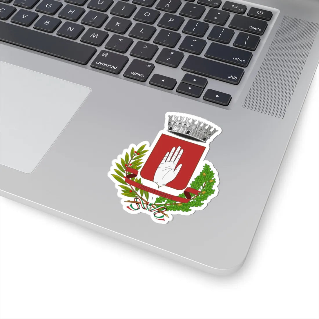 Filetto Italia-Stemma (Italy) (Coat of Arms) STICKER Vinyl Kiss-Cut Decal - The Sticker Space