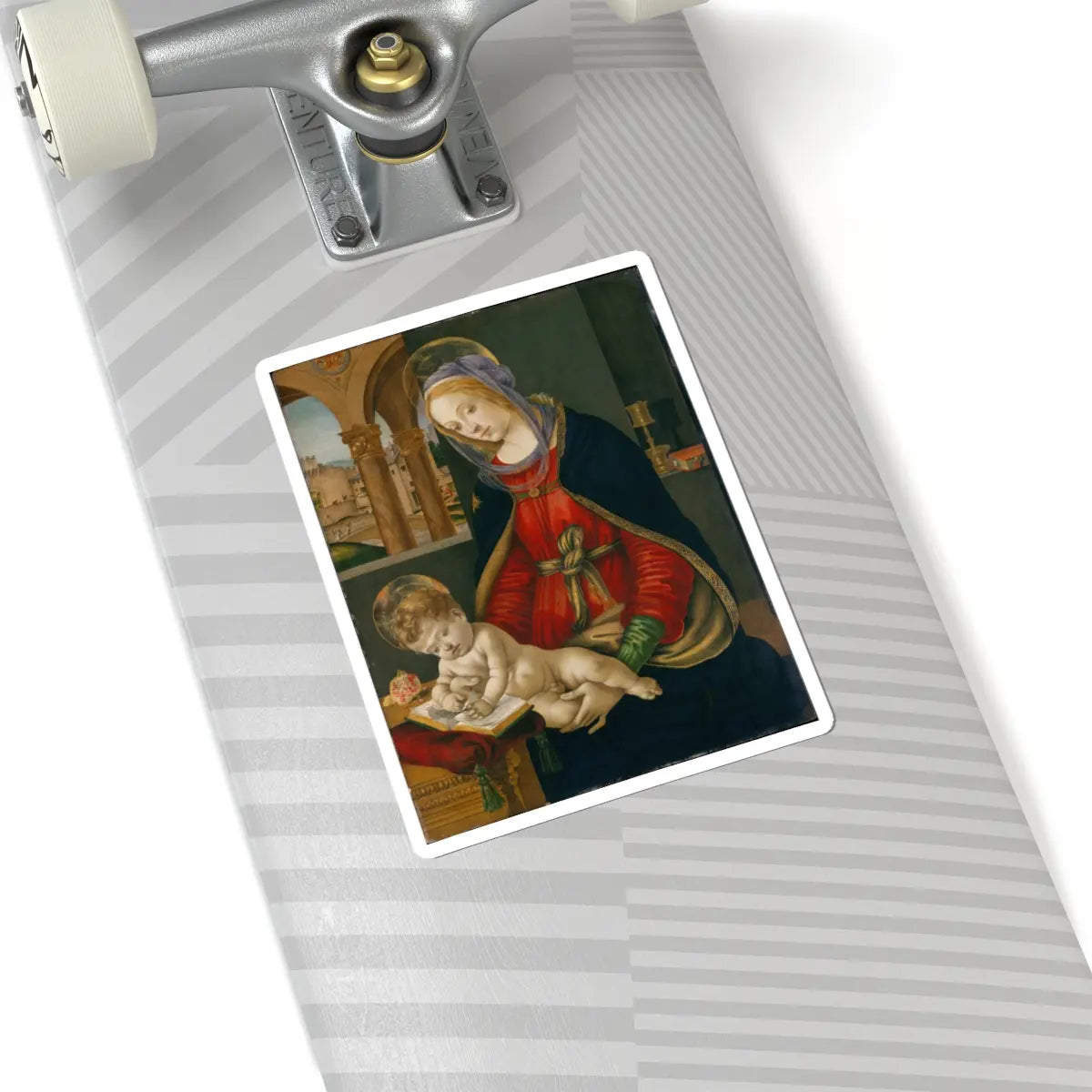 SKU:TSS-STICK-FLPLPP-6X6-2 Sizes:6" × 6" Types:White